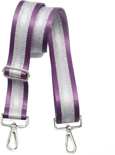 Vista 52 de LVYOUME Correa para bolso, accesorios plateados, correas anchas para bolsa, correa de hombro ajustable para bolsos