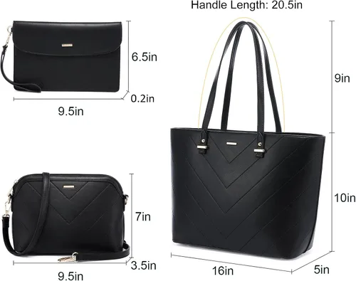 Vista 5 de Juego de 3bolsos de mano para mujer, bolso estilo boho tipo bandolera para llevar colgado del hombro