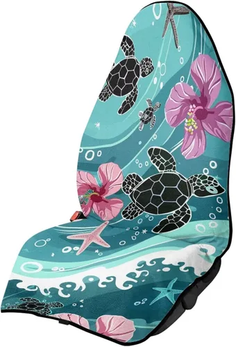 Vista 25 de Fundas de Asiento de Coche con Diseño de Sudadera de Girasol y Bandera Estadounidense para Coche, Camión, SUVs, Protector de Asiento Impermeable