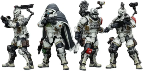 Vista 4 de JoyToy 1/18 - Juego de 4 figuras de acción de mecha, fuerzas expedicionarias de dolor, 9ª legión, compañía de asalto, sargento mayor, asaltante