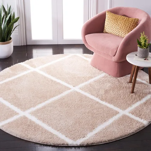 Vista 38 de SAFAVIEH Tahoe Shag Collection - Alfombra para pasillo, 2 x 9 pies, diseño de enrejado, no desprende pelusa y de fácil cuidado, 1.2 pulgadas