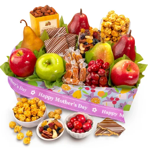 Vista 12 de A Gift Inside Get Well Soon Orchard Delight Fruta y Gourmet - Canasta de Regalo