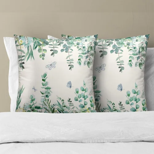 Vista 58 de Giwawa Juego de 2 fundas de almohada decorativas con diseño floral de girasol de 16 x 16 pulgadas, fundas de cojín decorativas para el hogar, sofá