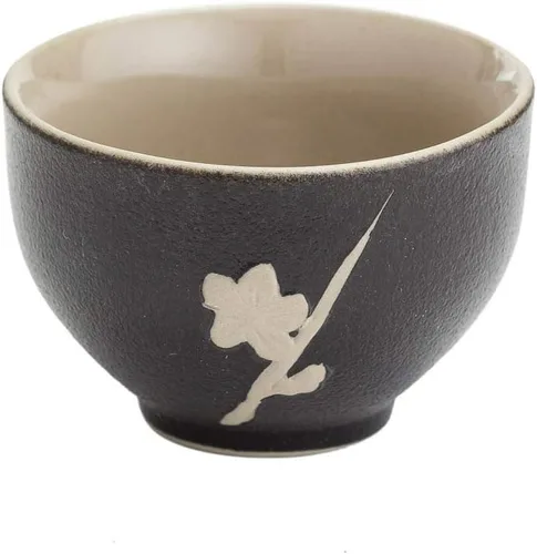 Vista 6 de Juego de té de cerámica chino/japonés, 100% hecho a mano, juego de ceremonia de té tradicional con teteras, 6 tazas de té, bandeja de té de bambú