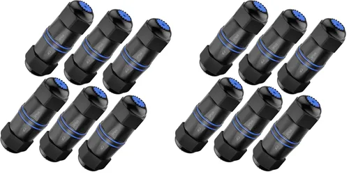 Vista 8 de VCELINK Acoplador RJ45 Impermeable IP68 Perfil Corto, Conector Ethernet Impermeable Blindado Cat6/Cat5E/Cat5, Extensor de Cable de Red LAN