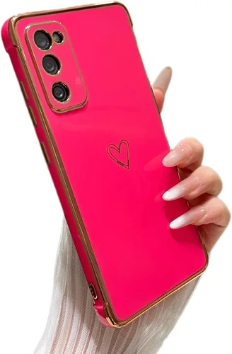 Vista 96 de ZTOFERA Funda diseñada para Google Pixel 7a, bonito diseño de corazones de amor con borde chapado y protección de lente de cámara, para Google Pixel