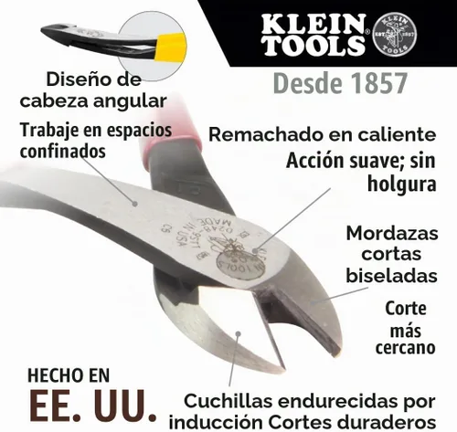 Vista 12 de Klein Tools 92911 Kit de herramientas, juego de herramientas para aprendices, 4 alicates, pelacables y cortador, 4 destornilladores, cinturón
