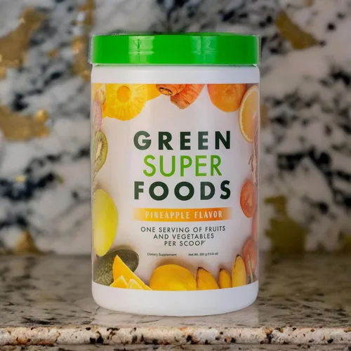 Vista 5 de Superalimentos verdes Suplementos de frutas y verduras Suplementos energéticos naturales Vitaminas y minerales Espinacas, espirulina