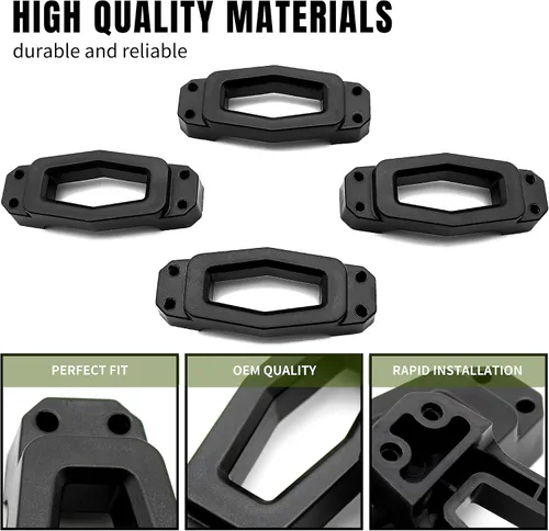 Vista 3 de Kit base de montaje Kit de soporte para accesorios Can-Am Outlander L & Outlander L Max, reemplazo OEM # 715002350, 4PCS, negro
