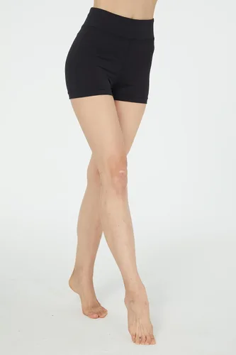 Vista 6 de Swdarz Pantalones cortos de gimnasia para niñas, para voleibol, animación, ballet, elastano