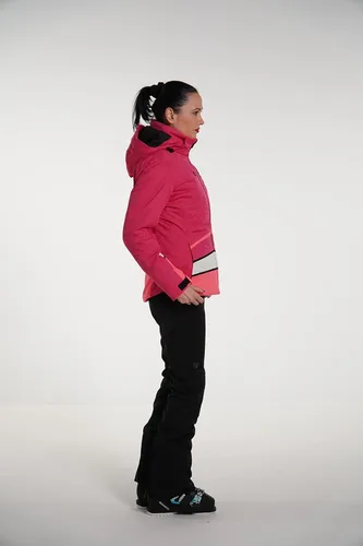 Vista 5 de DIEL SPORT SIMONA - Chaqueta de esquí cálida para mujer abrigo de nieve con capucha impermeable resistente al viento aislante transpirable