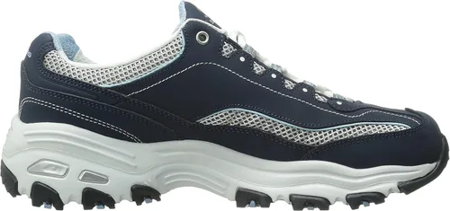 Vista 6 de Skechers D'Lites-Life Saver - Tenis de espuma viscoelástica con cordones para mujer