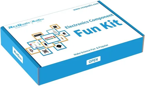 Vista 6 de Kit de diversión con módulo Electronics Component de fuente de alimentación con cable de puente de 830 puntos de unión, tablero de alambre