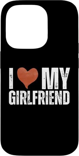 Vista 17 de I Love My Girlfriend I Heart My Girlfriend Funny Retro Case for iPhone 17