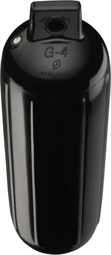 Vista 2 de Guardabarros Polyform serie G para lancha, Negro