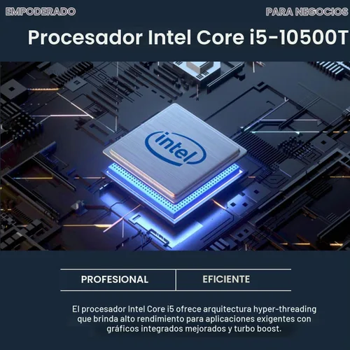 Vista 6 de DELL OptiPlex 3000 Series 3080 - Escritorio con factor de forma micro, Intel Core i5-10500T, 16GB RAM, 256GB PCIe SSD, Wi-Fi 5, Bluetooth, KB