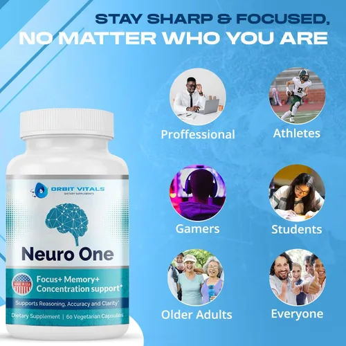 Vista 5 de Suplemento de apoyo cerebral neurocerebral para la memoria, suplemento de apoyo cognitivo, mejora la concentración, el estado de ánimo, la claridad