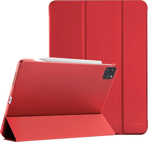Vista 10 de ProCase Funda inteligente para iPad Pro de 12.9 2022/2021/2020/2018, carcasa rígida con soporte delgado para iPad Pro de 12.9 pulgadas, 6ª Celeste