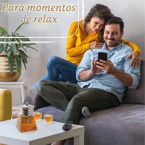 Vista 7 de Mixpresso Juego de 5 teteras de vidrio, tetera con infusor extraíble, tetera de vidrio transparente de 33 onzas con 4 tazas de pared doble de 2.7