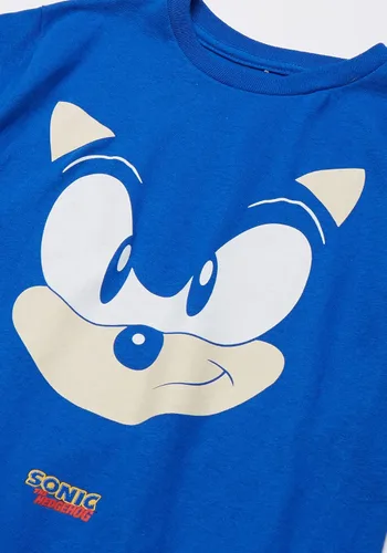 Vista 3 de SEGA Camiseta de manga corta Sonic The Hedgehog Big Face para niños