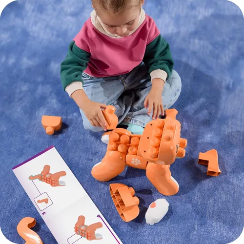 Vista 5 de MEGA BLOKS Fisher-Price - Juguete de bloque de construcción 3 en 1