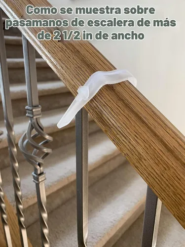 Vista 7 de Clips de iglesia para decoración de boda, juego de 6, ganchos de plástico resistentes, sillas de acento, barandilla, decoración de pasillo de boda