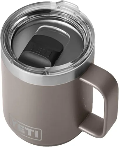 Vista 13 de YETI Rambler - Taza apilable de 10 onzas, aislada al vacío, acero inoxidable con tapa MagSlider, acero inoxidable