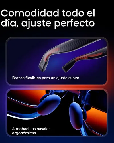 Vista 5 de VITURE Lentes Luma XR: pantalla ultra nítida de 146 pulgadas y 1200p, 1000 nits, 50° FOV, ajustes de atenuación, conexión USB-C para iPhone