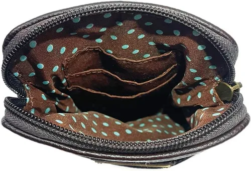 Vista 4 de CHALA - Bolso cruzado para teléfono celular, bolso de mano de pulsera multicolor para mujer con correa ajustable