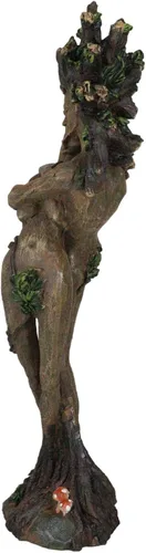 Vista 5 de Ebros Gift Danza de primavera Celta Greenman y árbol Mujer Gaia Dryad Ent Nativo Tierra Diosa Pareja Abrazando Figura Árbol de la Vida Criatura