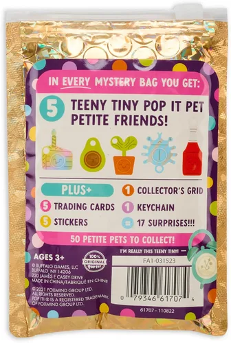 Vista 7 de Buffalo Games Pop It Pets Petites – Temporada 2 – El mejor juguete sensorial para ansiedad – Burbujas emergentes y personajes adorables para tus