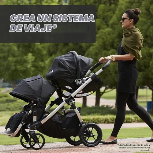 Vista 6 de Carriola individual Baby Jogger City Select, Jet Negro azabache