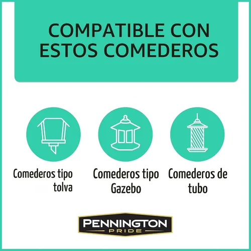 Vista 5 de Pennington - Pride Wild Finch - Mezcla de semillas para pájaros silvestres, 10 libras For outside feeders, special mix for a variety of musical &