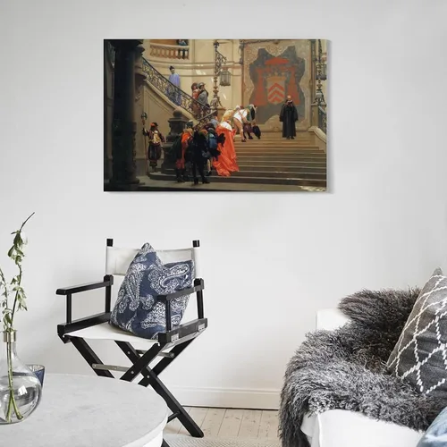 Vista 5 de L Eminence Grise-Jean Leon Gerome Picture Print Canvas Poster Wall Paint Art Posters Decor Modern Home Artworks 12x18inch(30x45cm)