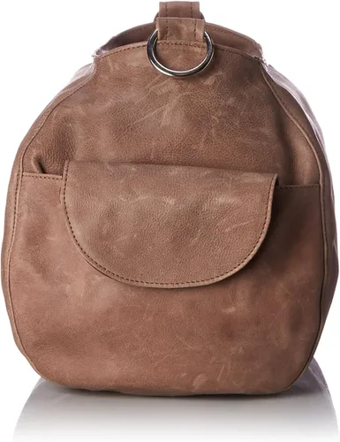 Vista 3 de Piel Leather Bolso bandolera con cremallera superior, Toffee, Bolso de hombro con cremallera superiorHobo cruzado