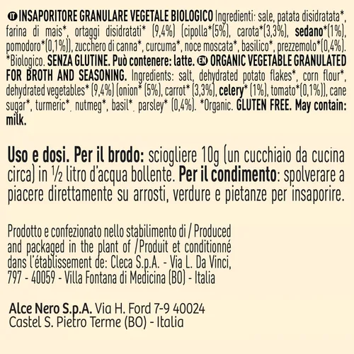 Vista 8 de Brodo Vegetale Granulare Biografía