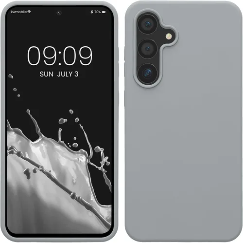 Vista 44 de kwmobile Funda compatible con Samsung Galaxy S9 - Funda de silicona TPU con acabado suave - Blue Reef