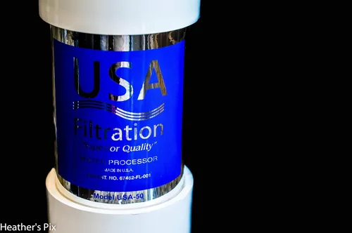 Vista 4 de Sistema de filtro de agua de 5 etapas para debajo del fregadero (25,000 galones clasificados), repuesto NSA 100S y 100X fabricado en Estados Unidos
