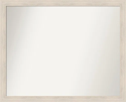 Vista 156 de Amanti Art Espejo personalizado, espejo de baño estrecho Alexandria White Wash, espejo de pared o espejo de tocador de baño sobre el fregadero