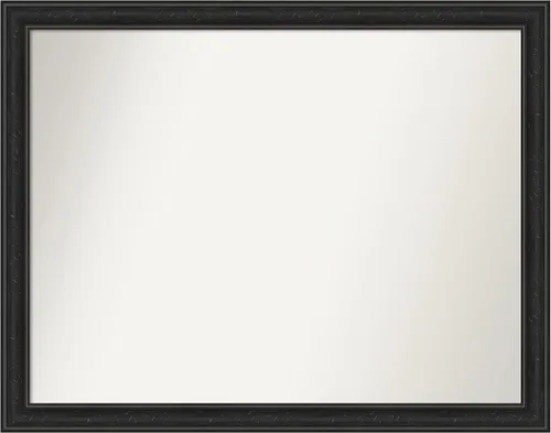 Vista 303 de Amanti Art Espejo personalizado, gran espejo de baño estrecho, espejo de pared o espejo de tocador de baño sobre el fregadero (24 x 24 pulgadas)