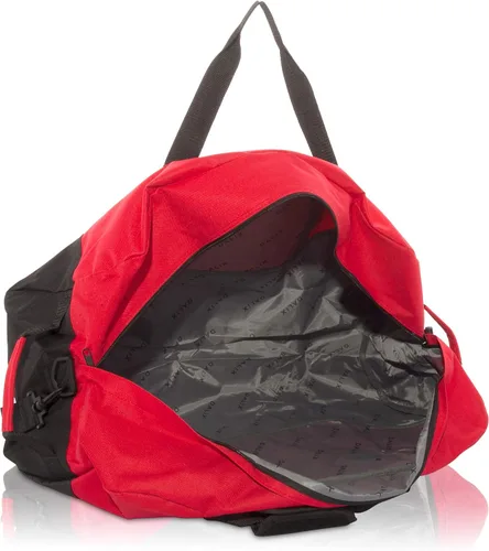 Vista 5 de Bolso deportivo Dalix Big Adventure. Bolso deportivo grande de lona para el gimnasio de 25 pulgadas, Rojo, XL
