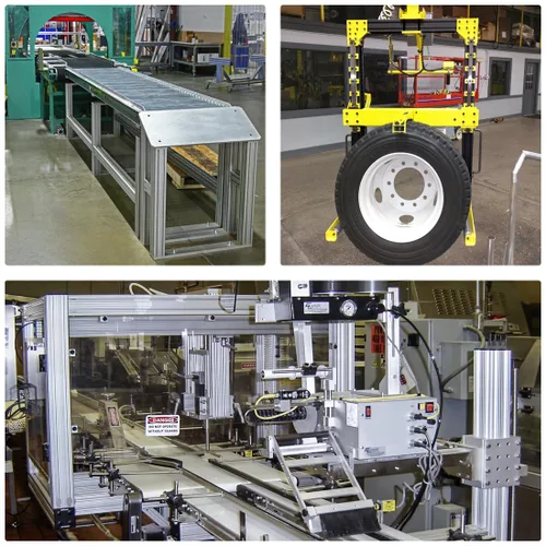 Vista 6 de 8020, 40-8080, Serie 40 80mm x 80mm 80x80 Extrusión de Aluminio con Ranura en T Extruido Perfil Barra Riel Métrico 80/20
