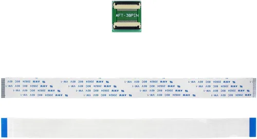 Vista 2 de VSDISPLAY 30Pin a 30Pin ZIF 0.020 in Adaptador de conector con cable plano de extensión FFC Extend