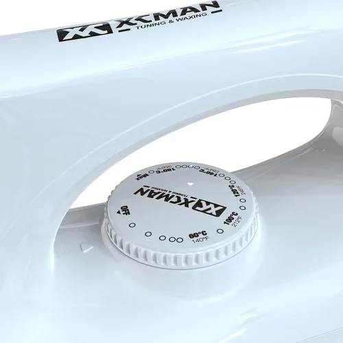 Vista 8 de XCMAN Plancha de encerado de esquí snowboard 120 V 800 W con placa base con hoyuelos y buena precisión de control de temperatura termosta