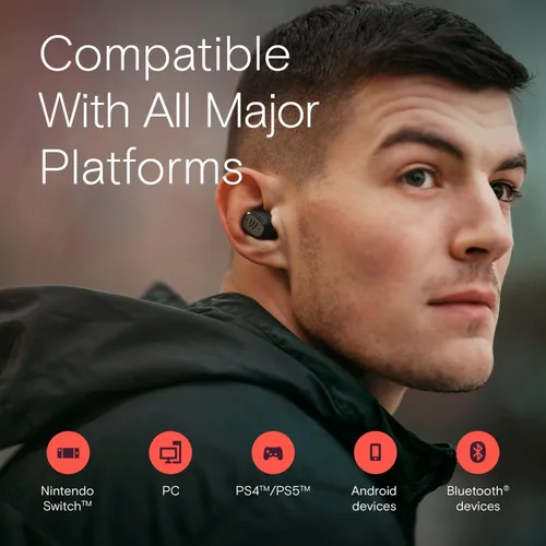 Vista 3 de EPOS Audio GTW 270 Hybrid True Wireless - Auriculares para juegos con llave USB-C