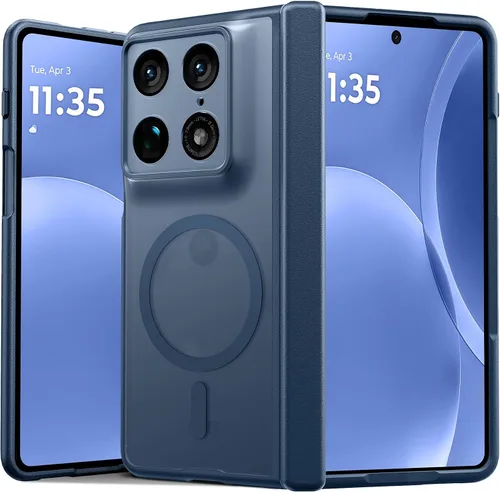 Vista 211 de FNTCASE - Funda para iPhone 16 Pro: magnética, mate, translúcida, de grado militar, protectora contra caídas, resistente, fina, duradera y a prueba