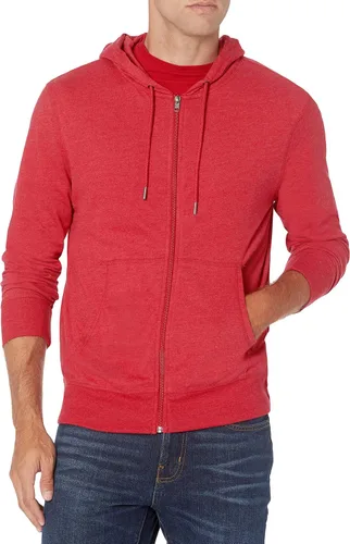 Vista 2 de Tienda Essentials - Sudadera ligera con capucha y cremallera para hombre