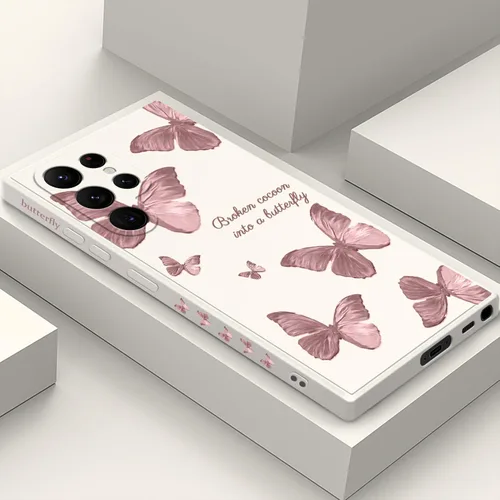 Vista 18 de LEECG Funda para Samsung Galaxy S22, Diseños de Flores Elegantes de Silicona Suave con Protección contra Caídas y Resistente a Huellas Dactilares