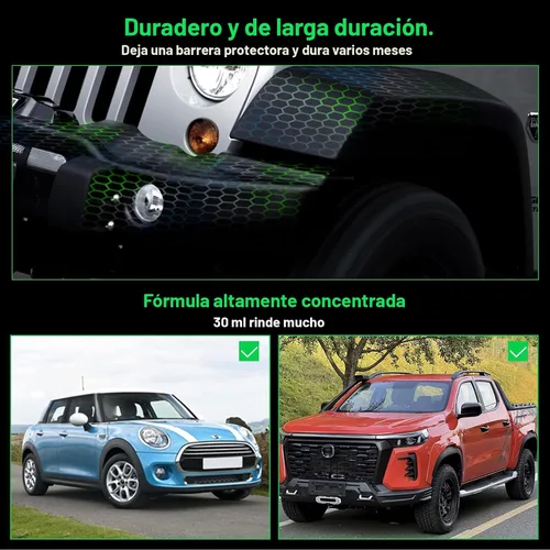Vista 5 de NADAMOO Restaurador de plástico para automóviles – Back to Black Ceramic Trim Restorer – Kit de bricolaje automotriz para plástico exterior e