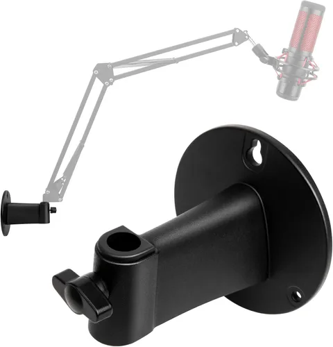 Vista 12 de Pantalla antiviento de micrófono Filtro Pop Compatible con HyperX QuadCast - Cubierta de espuma para micrófono con pantalla antiviento peluda